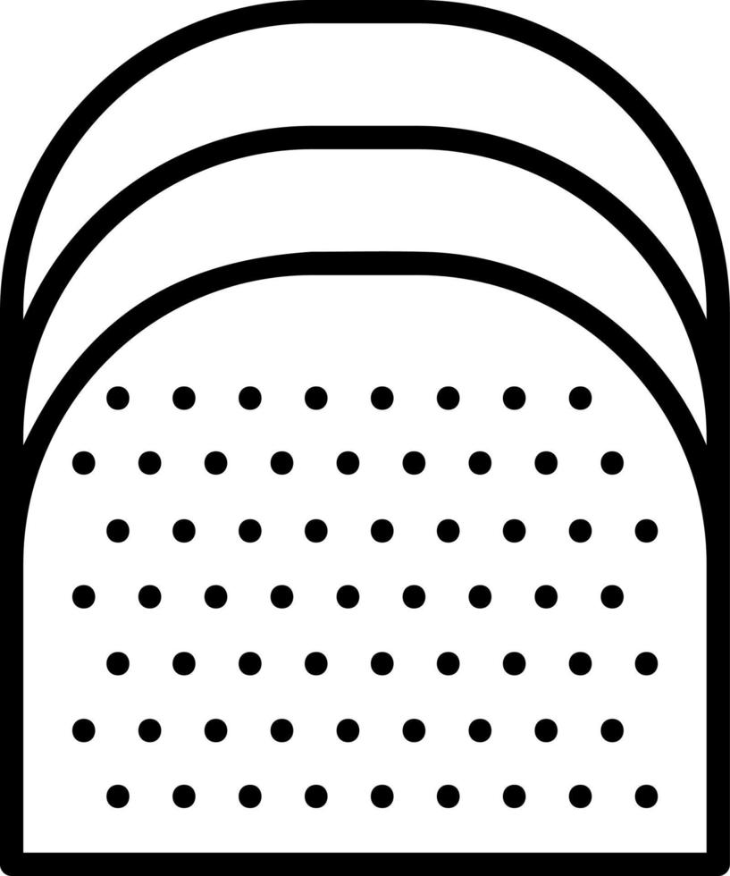 Toast Vector Icon Design