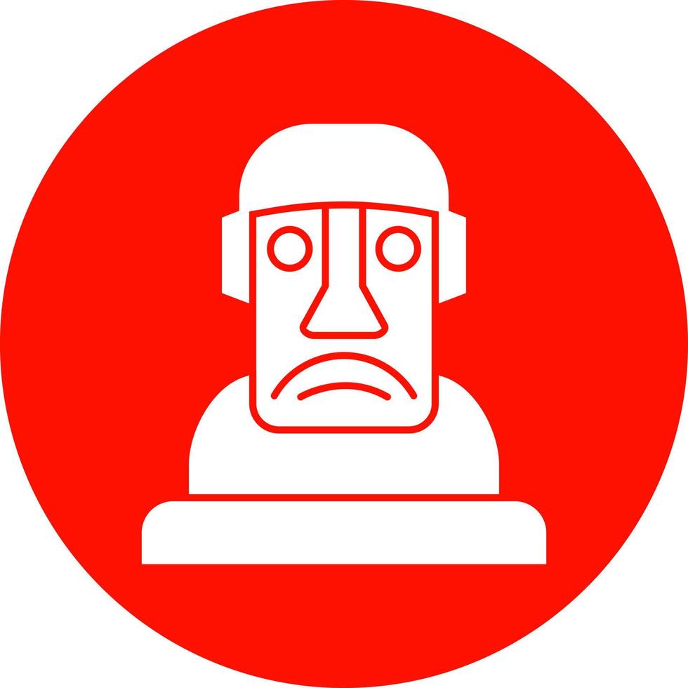 Moai Vector Icon Design