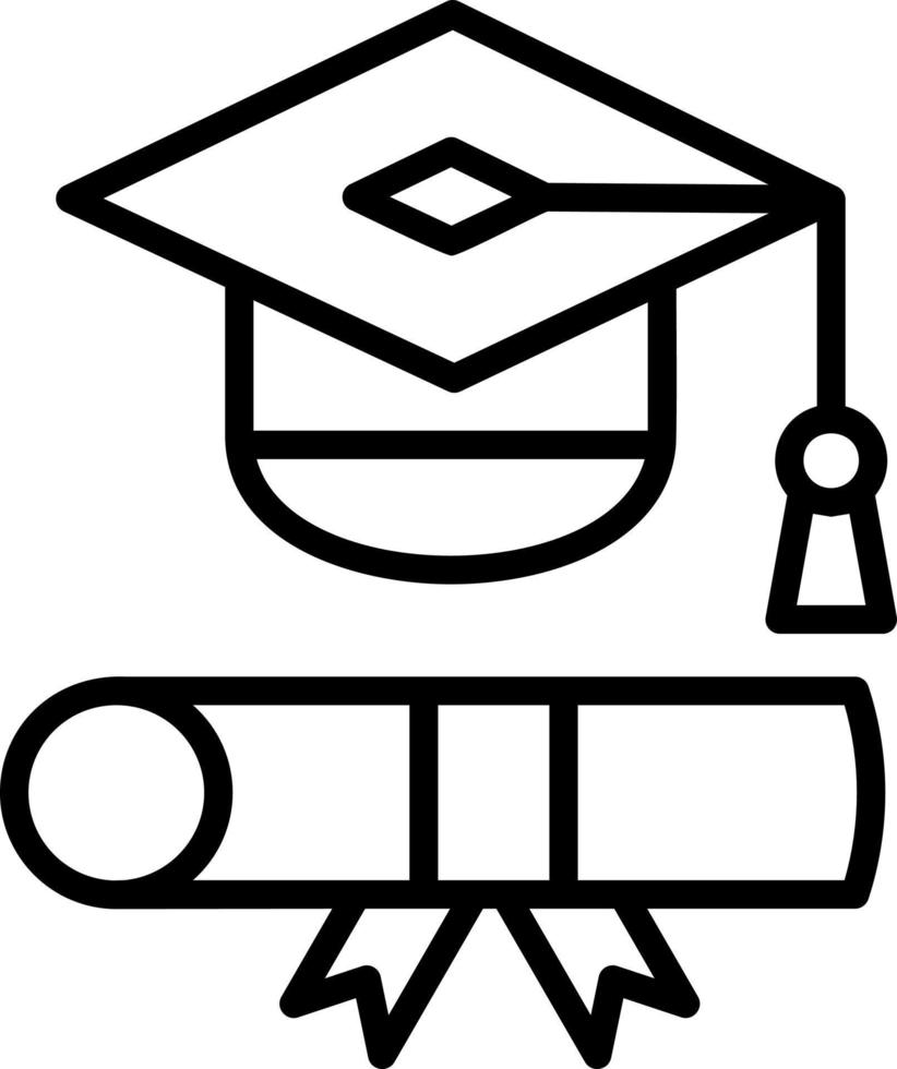 Graduation Toga Vector Icon Design