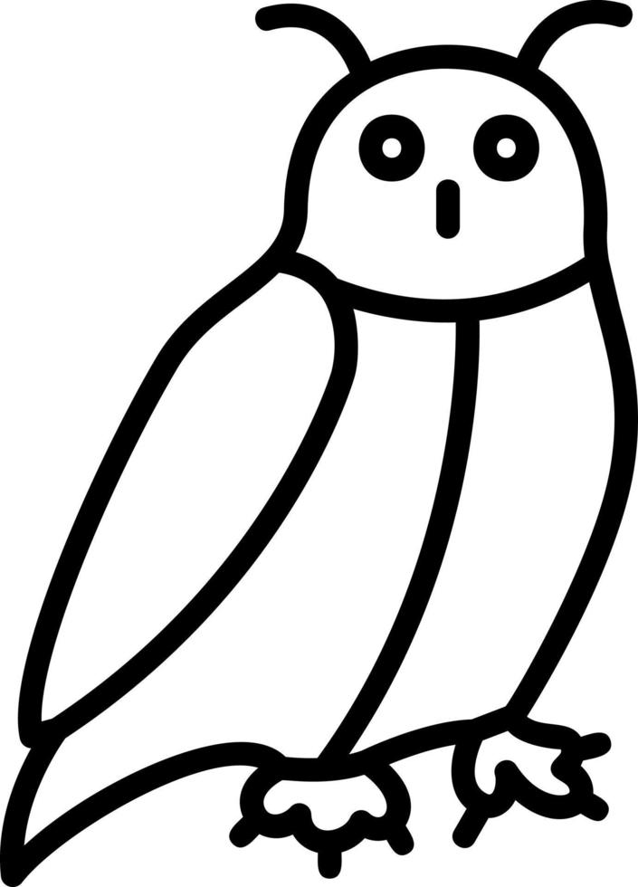 Owl Vector Icon Design