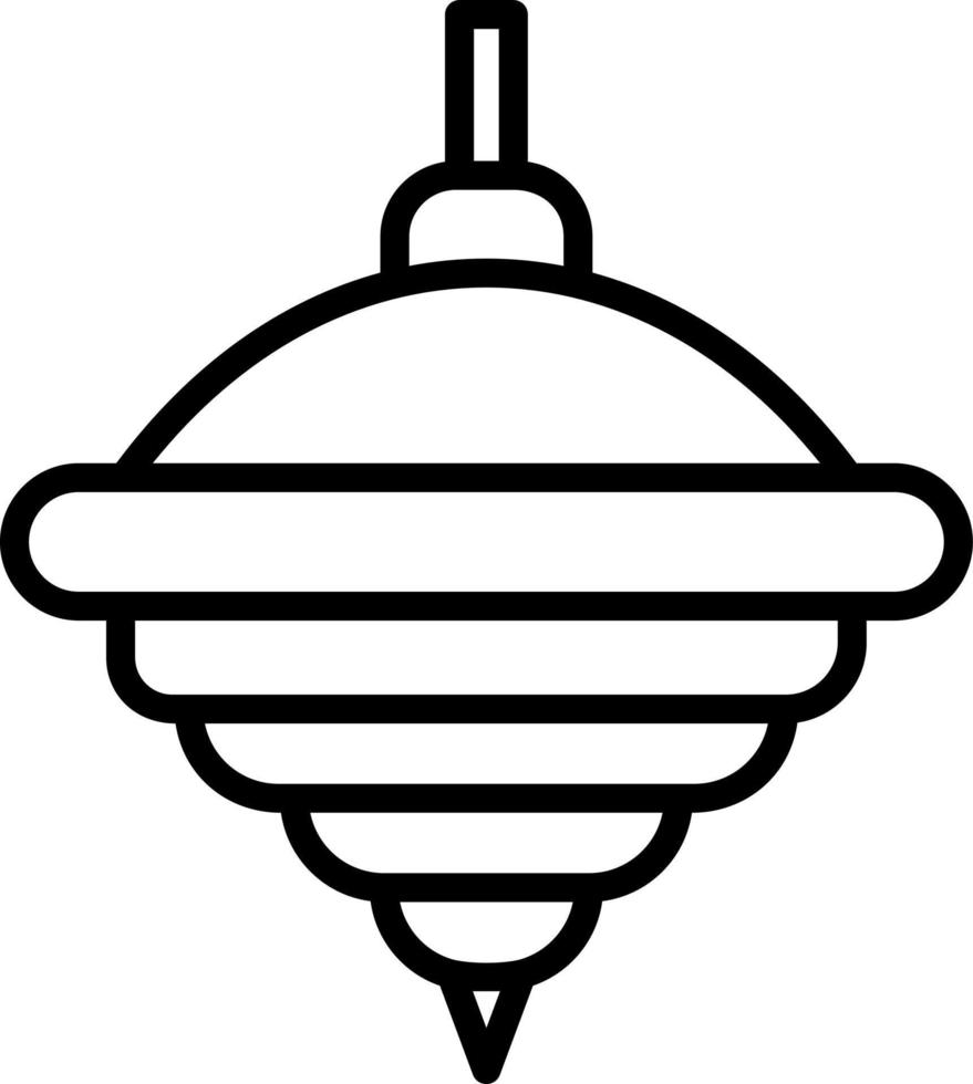 Top Spin Vector Icon Design