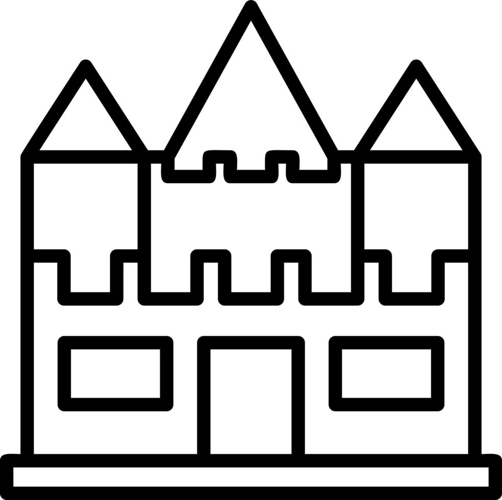 Castle Vector Icon Design