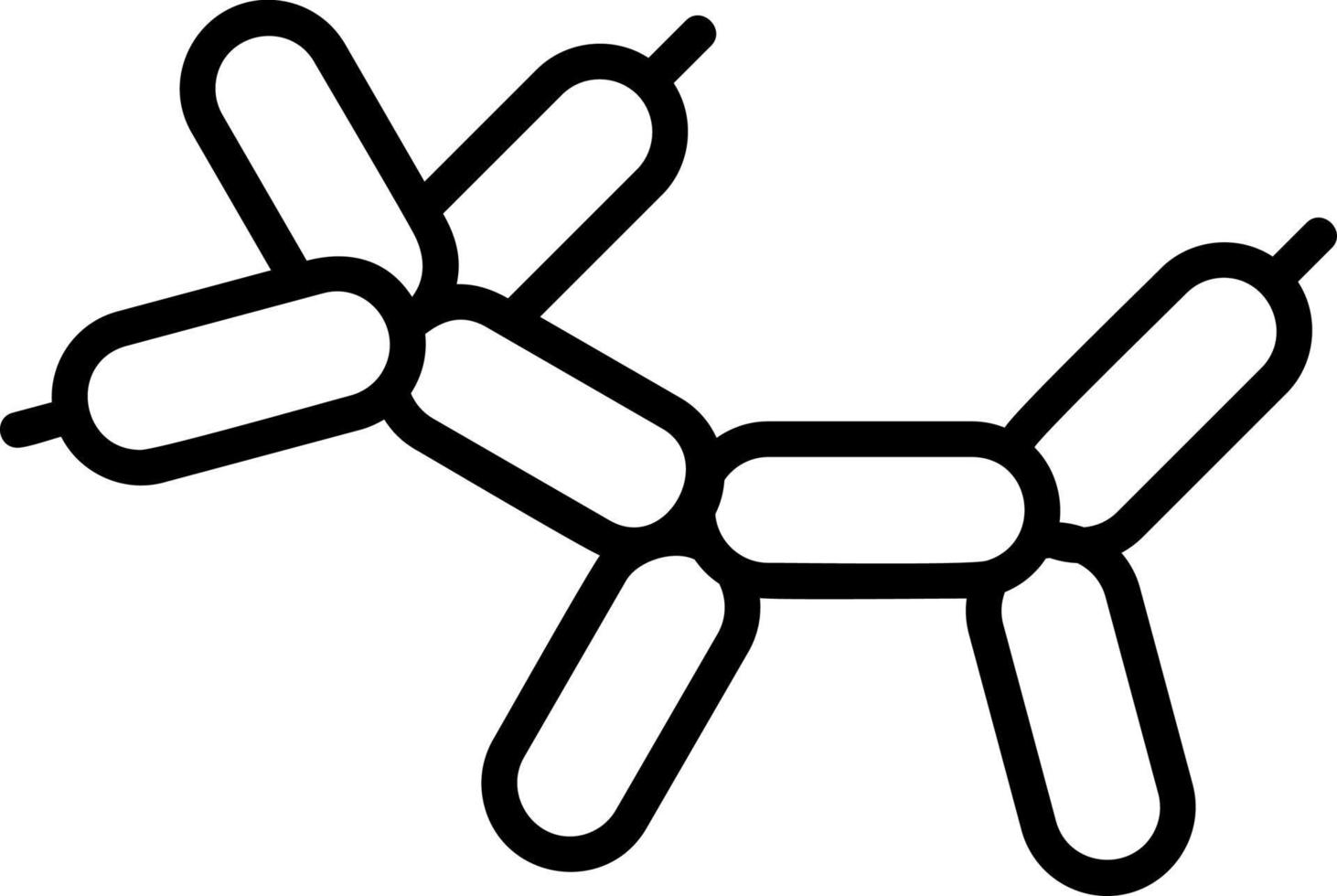 Balloon Dog Vector Icon Design