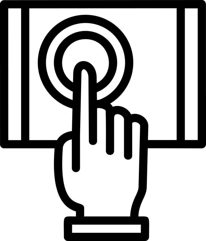 Touch Screen Vector Icon Design