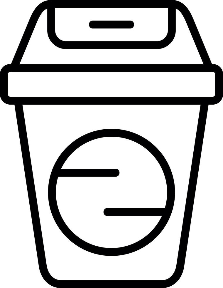 Trash Can Vector Icon Design