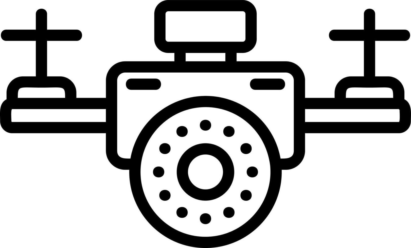 Drone Camera Vector Icon Design
