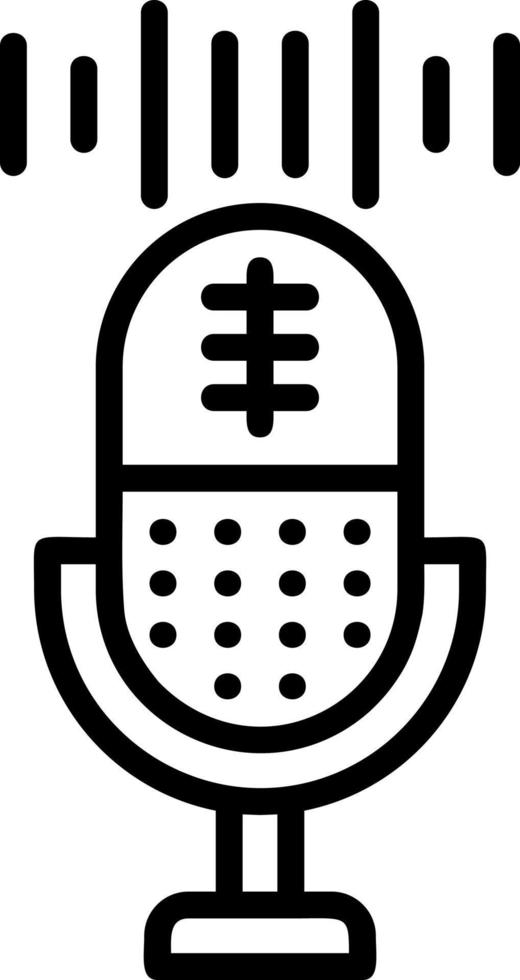 Voice Recording Vector Icon Design