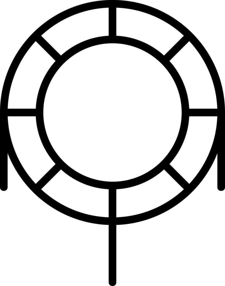 Trampoline Vector Icon Design