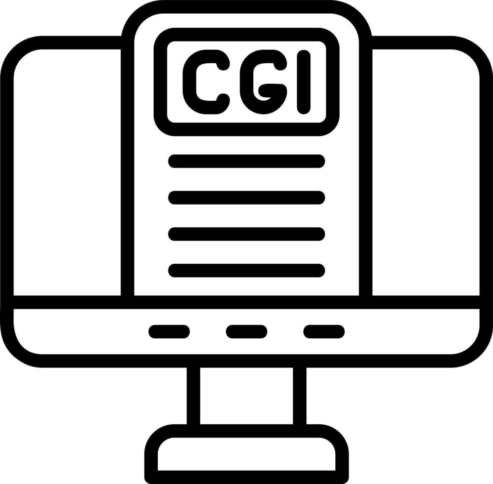Cgi Vector Icon Design
