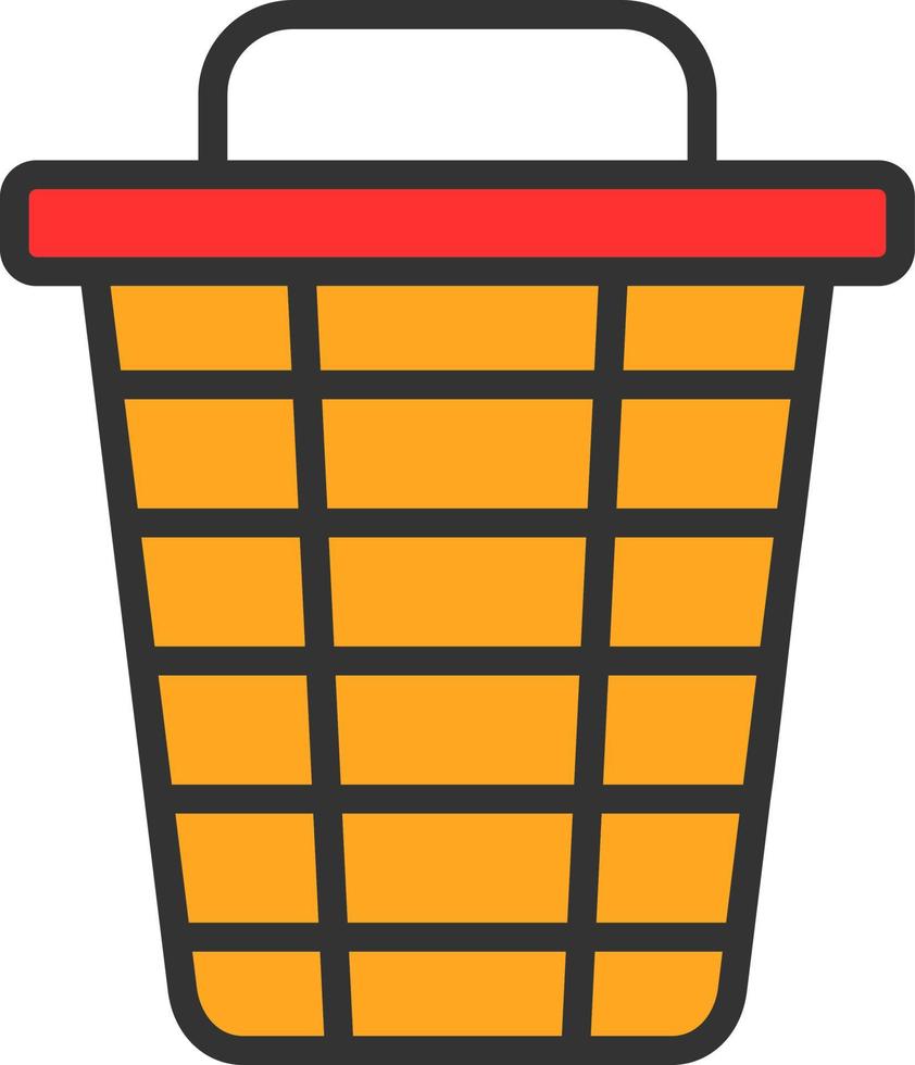 Trash Bin Vector Icon Design