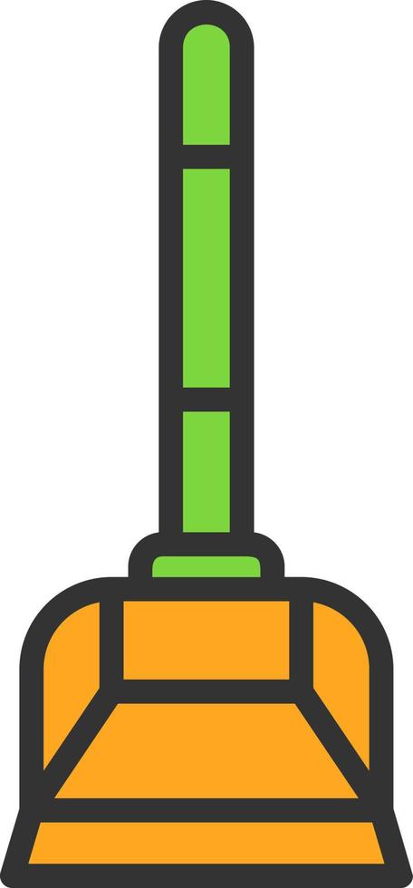 Dustpan Vector Icon Design