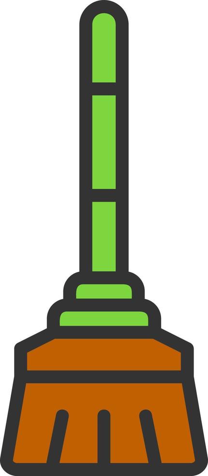 Broom Vector Icon Design