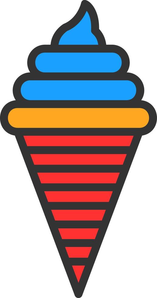 Ice Cream Vector Icon Design