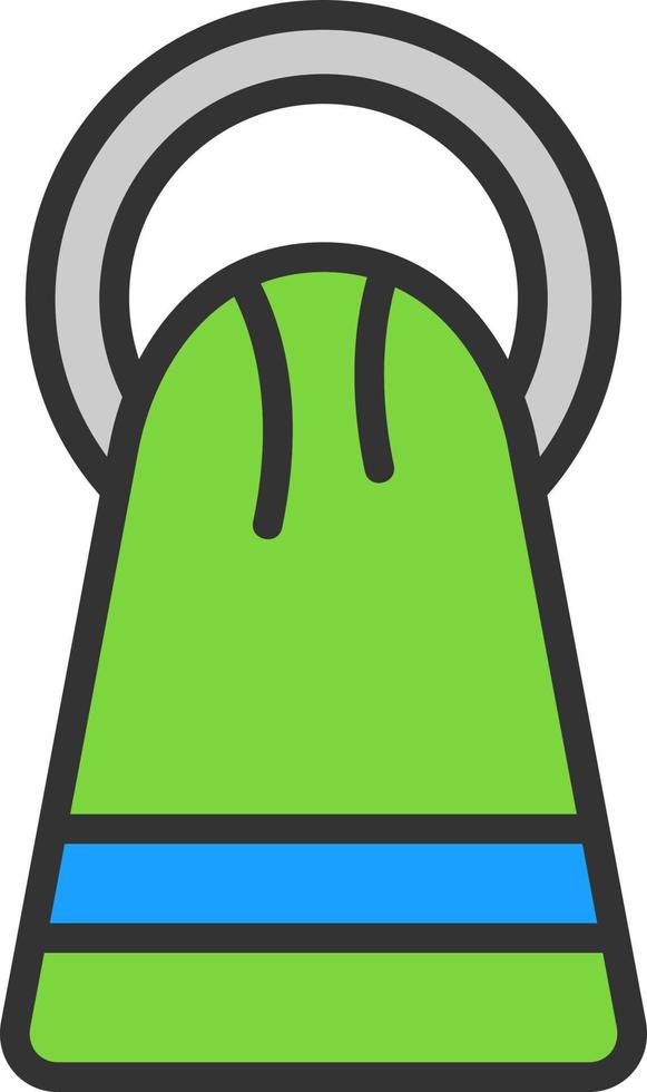 Towel Rack Vector Icon Design