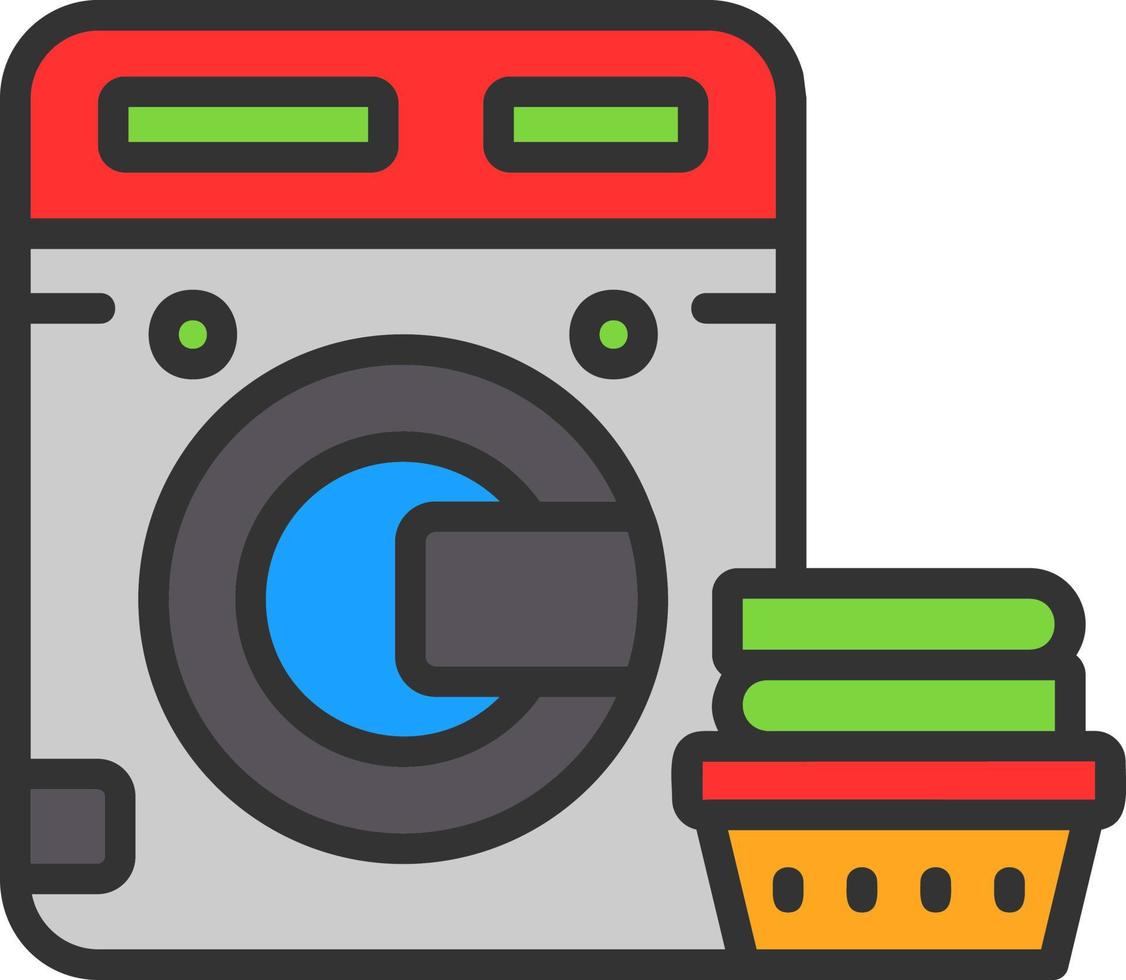 Laundry Vector Icon Design