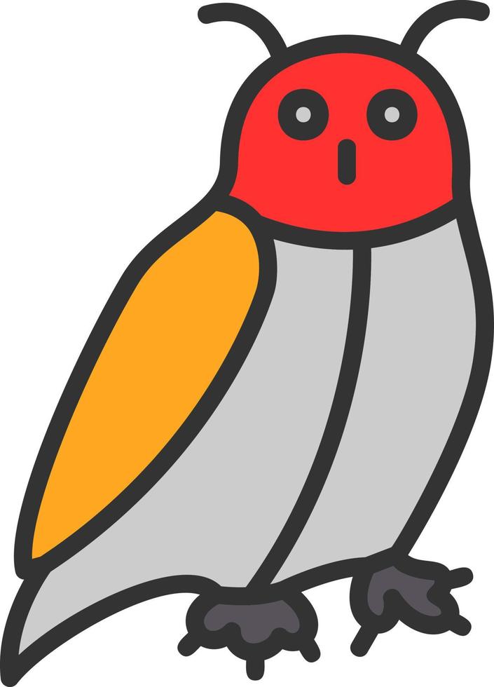 Owl Vector Icon Design