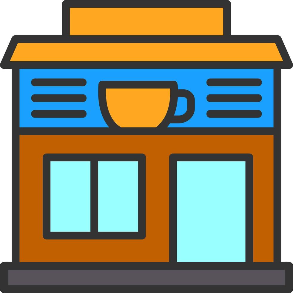 Cafe Vector Icon Design