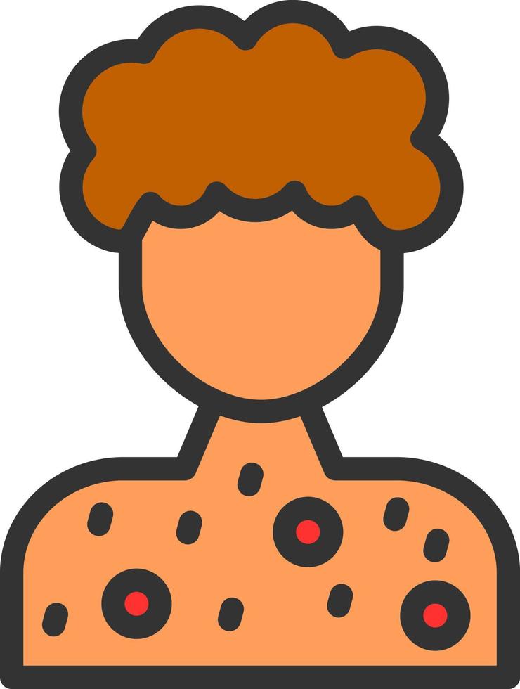 Skin Allergy Vector Icon Design