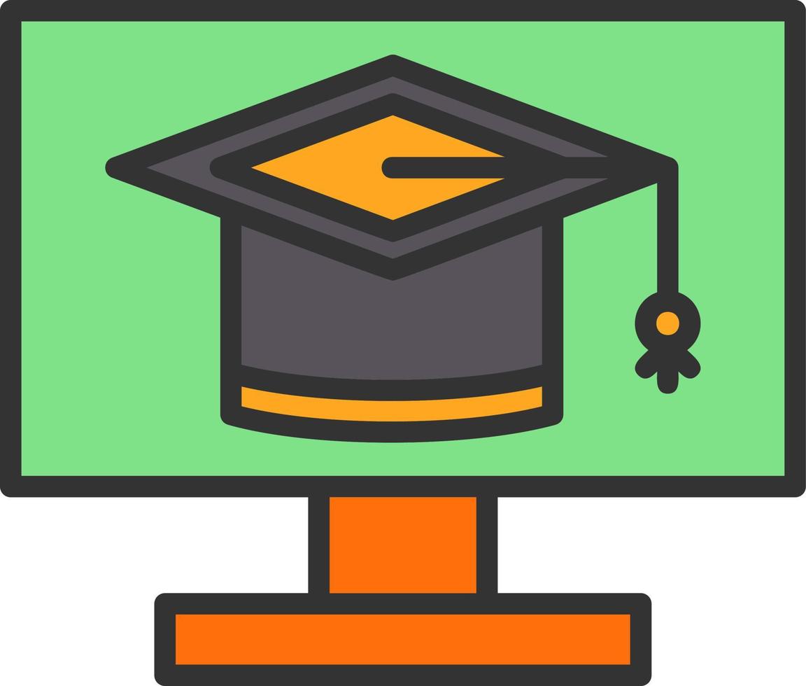 E Learning Vector Icon Design