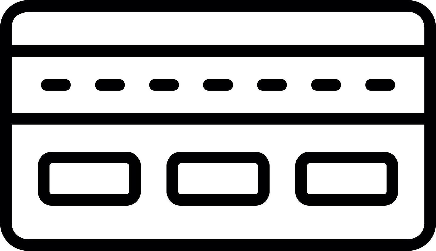 Credit Card Vector Icon Design