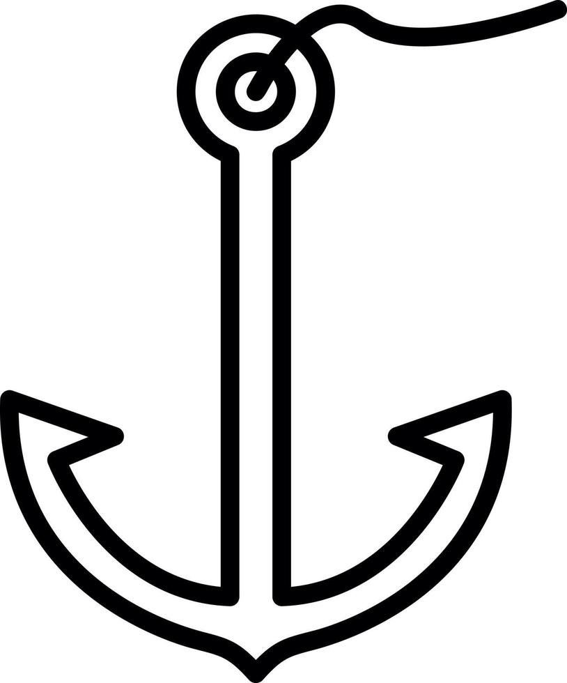 Anchor Vector Icon Design