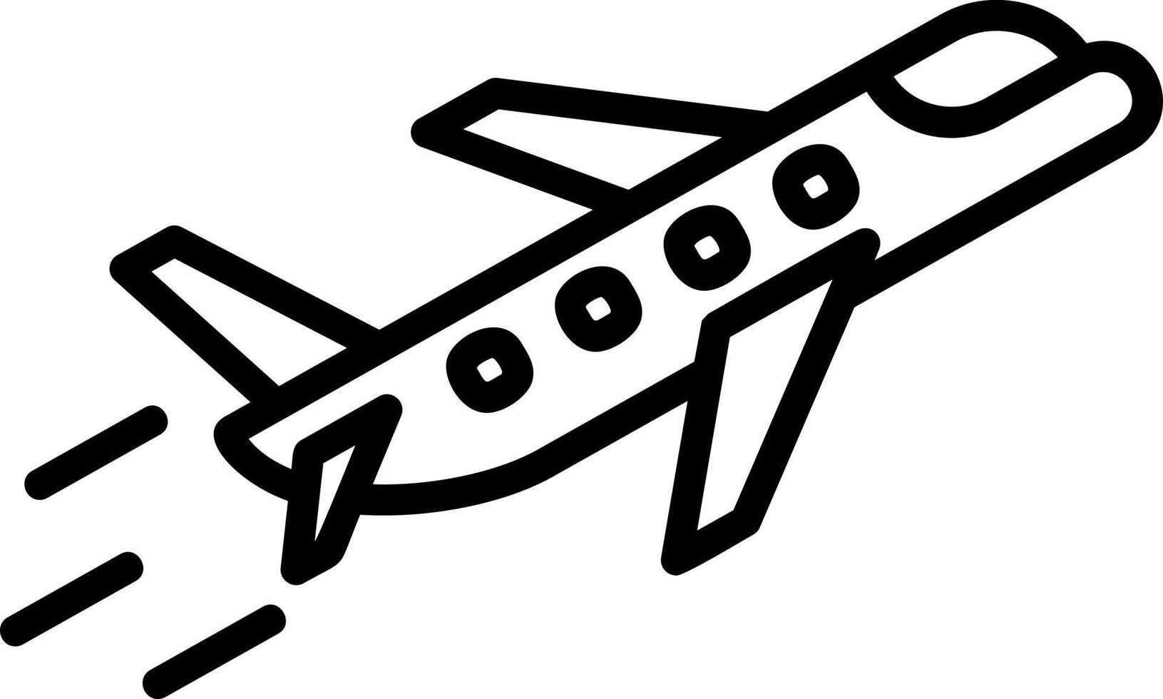 Airplane Vector Icon Design