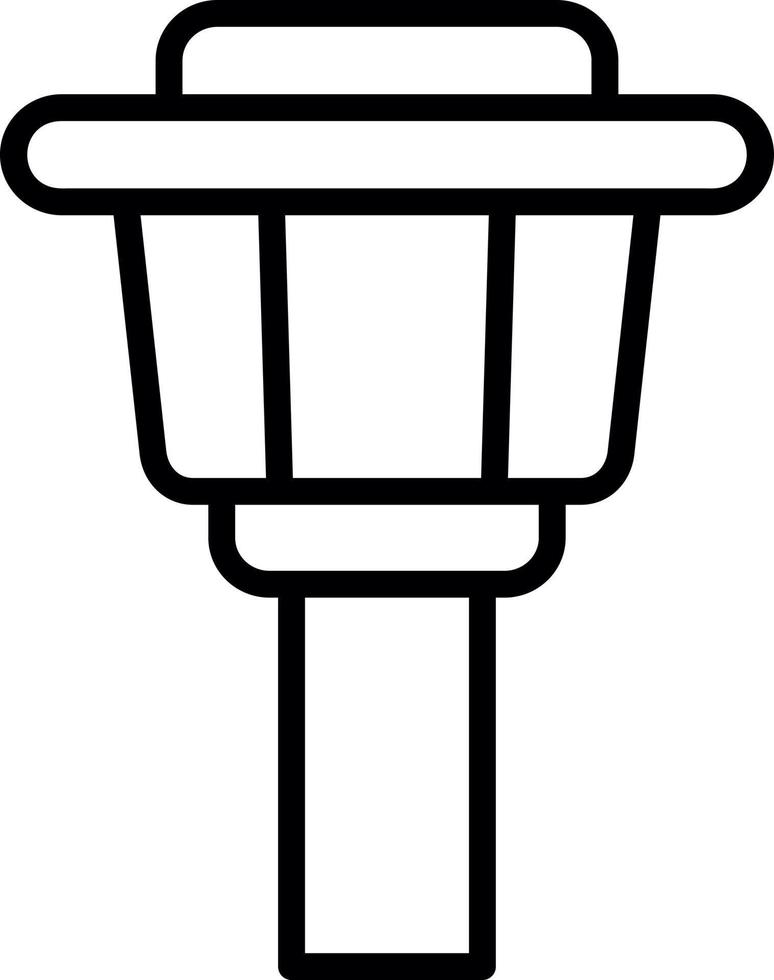 Control Tower Vector Icon Design