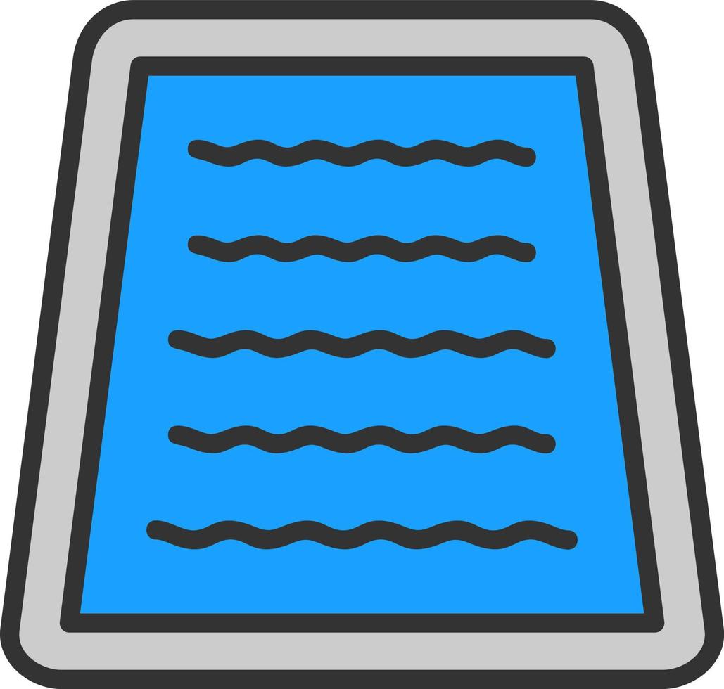Swimming Pool Vector Icon Design