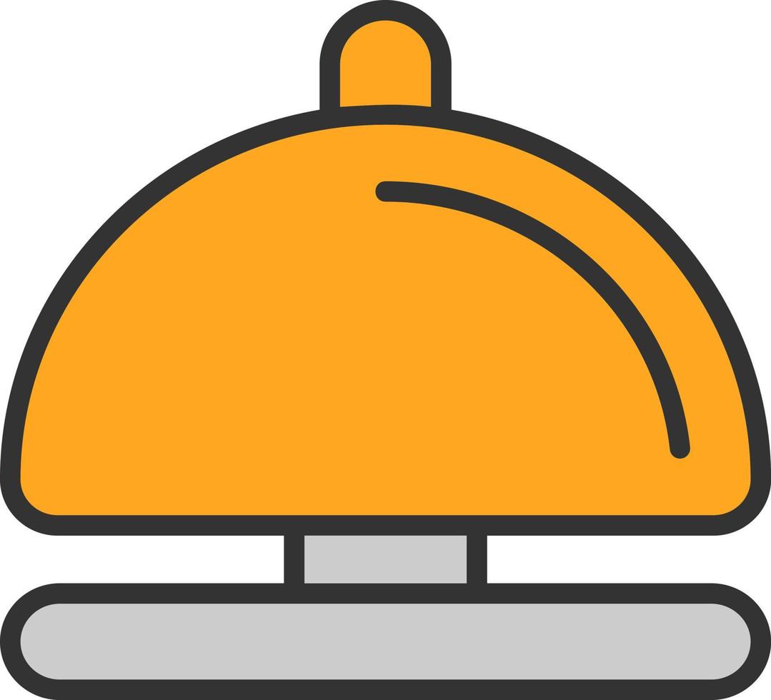 Desk Bell Vector Icon Design