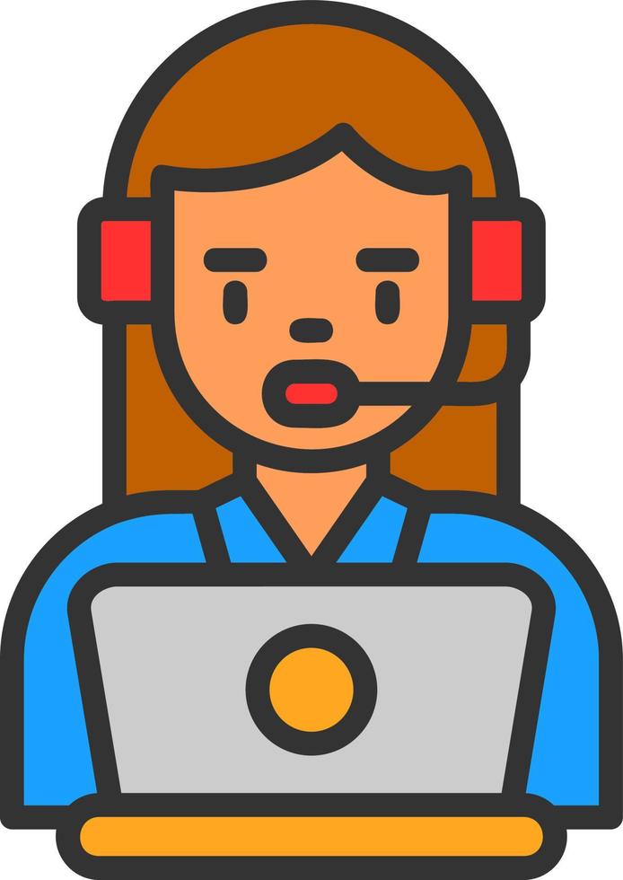 Call Center Vector Icon Design