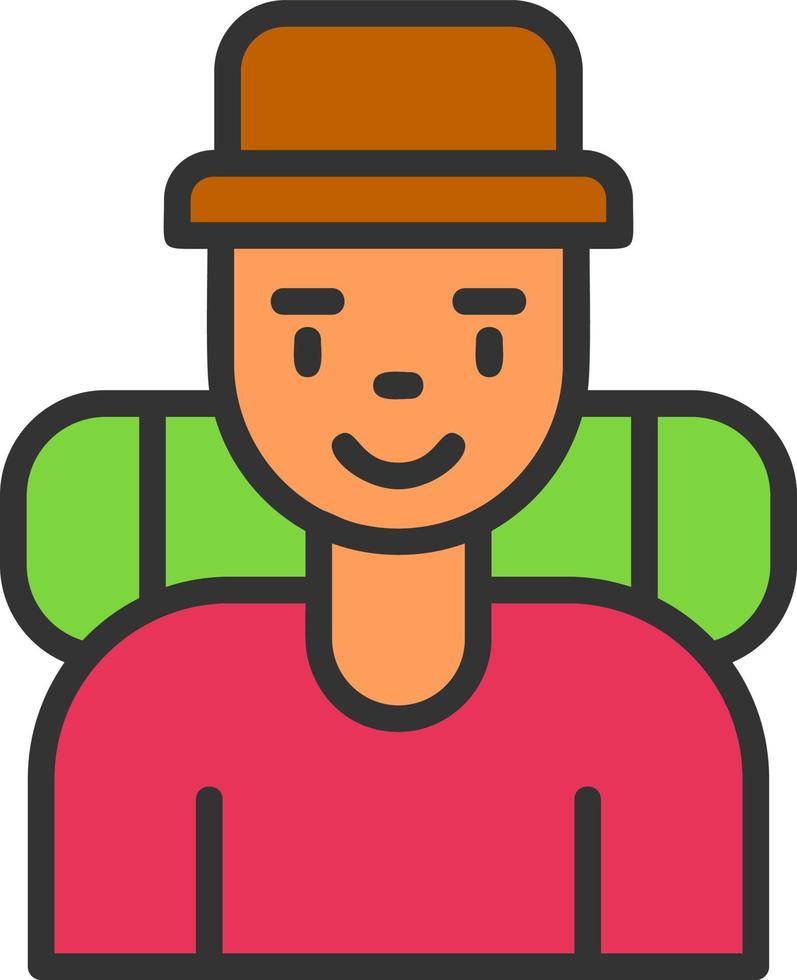 Travel Agent Woman Vector Icon Design