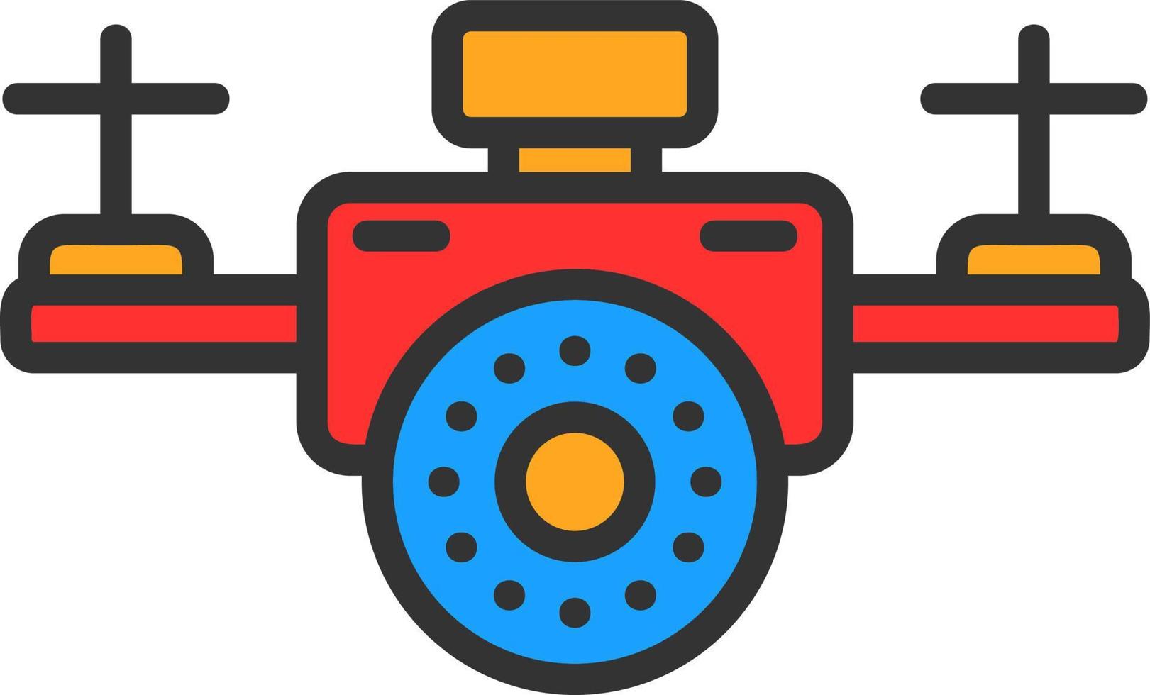 Drone Camera Vector Icon Design