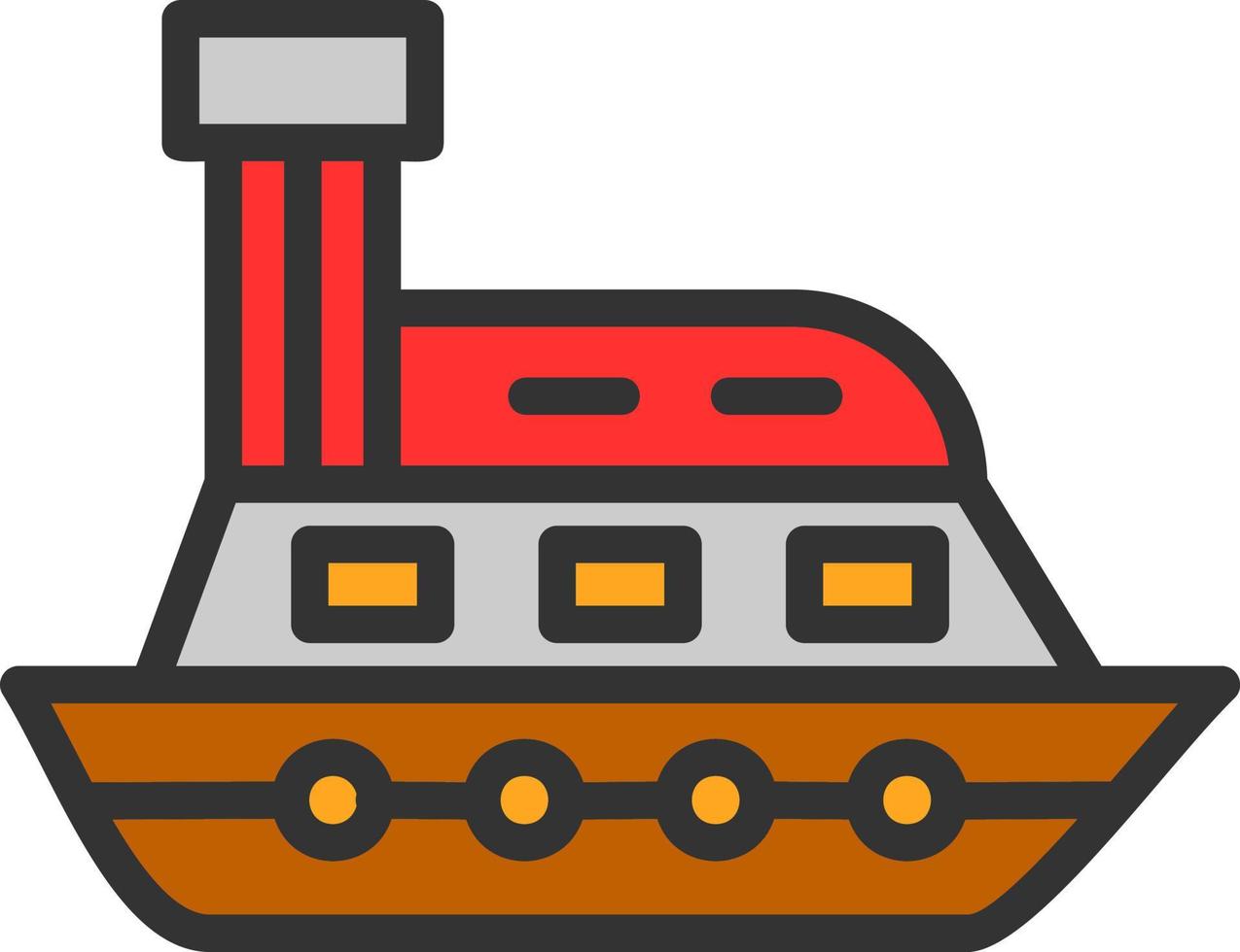 diseño de icono de vector de barco