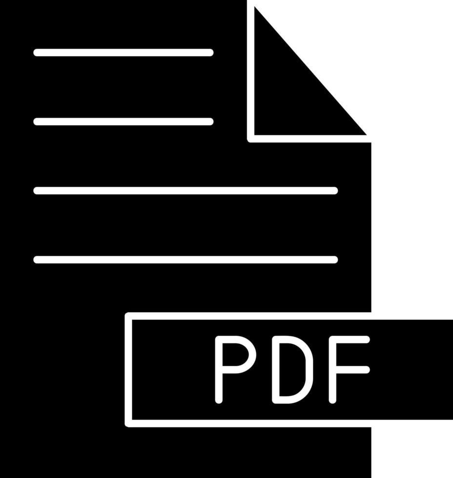 diseño de icono de vector de pdf