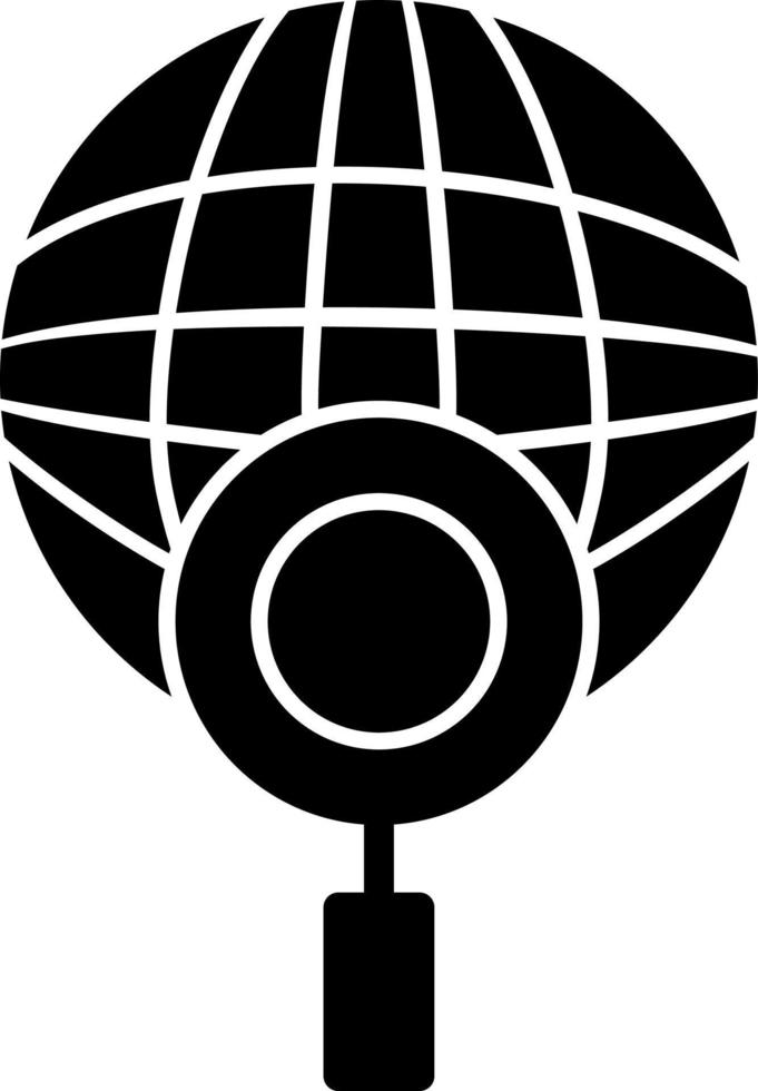 Global Search Vector Icon Design