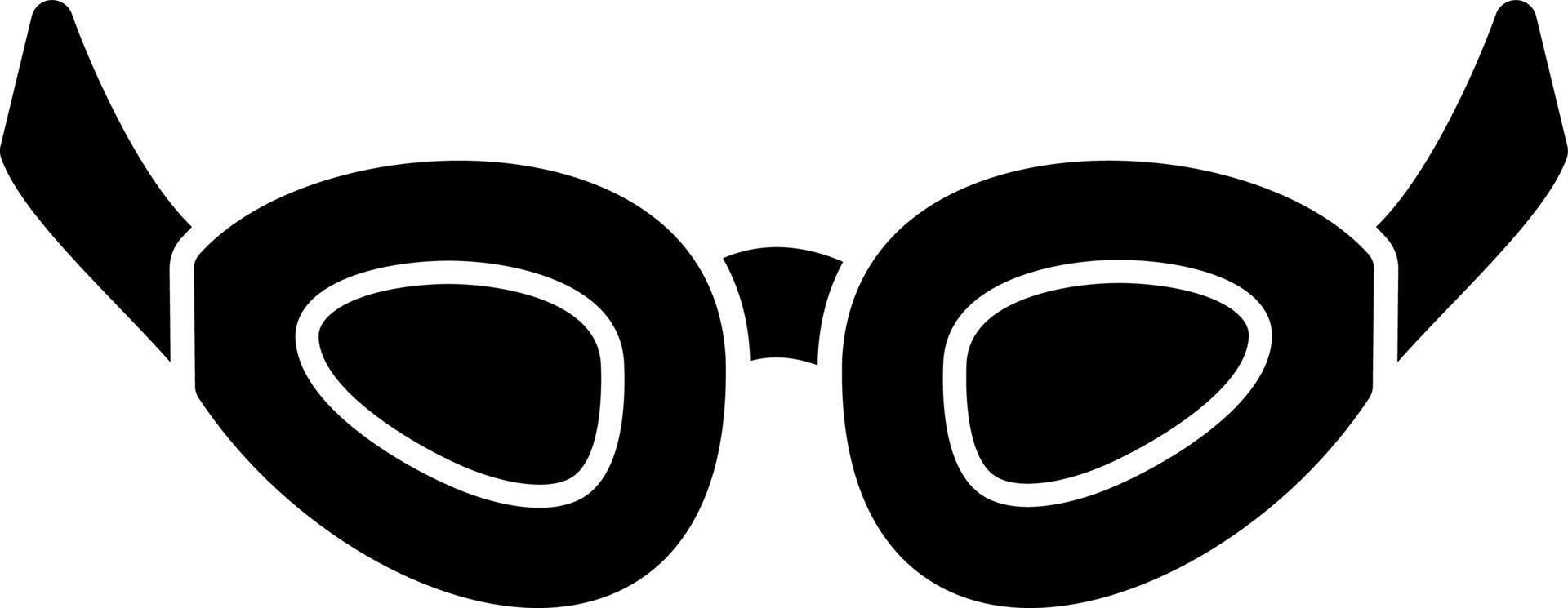 diseño de icono de vector de gafas de natación