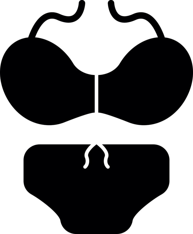 Swimsuit Vector Icon Design