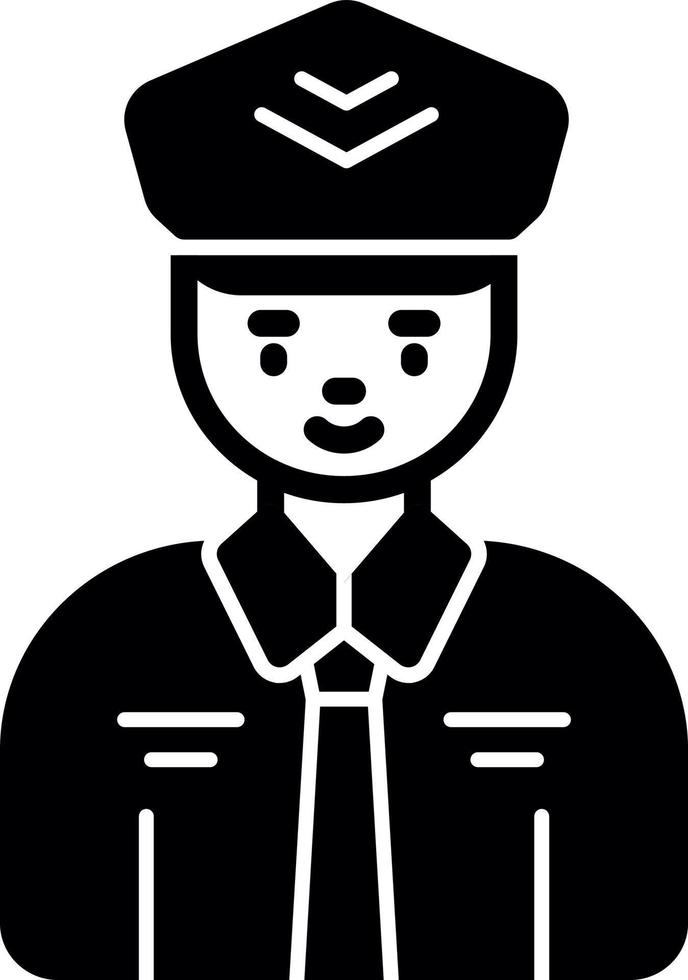 Pilot Vector Icon Design