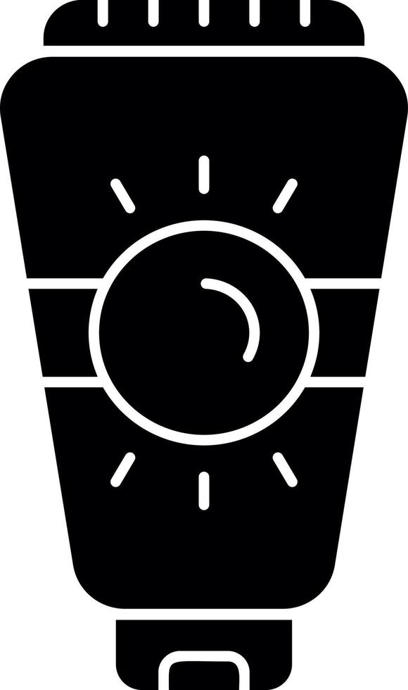 Suncream Vector Icon Design