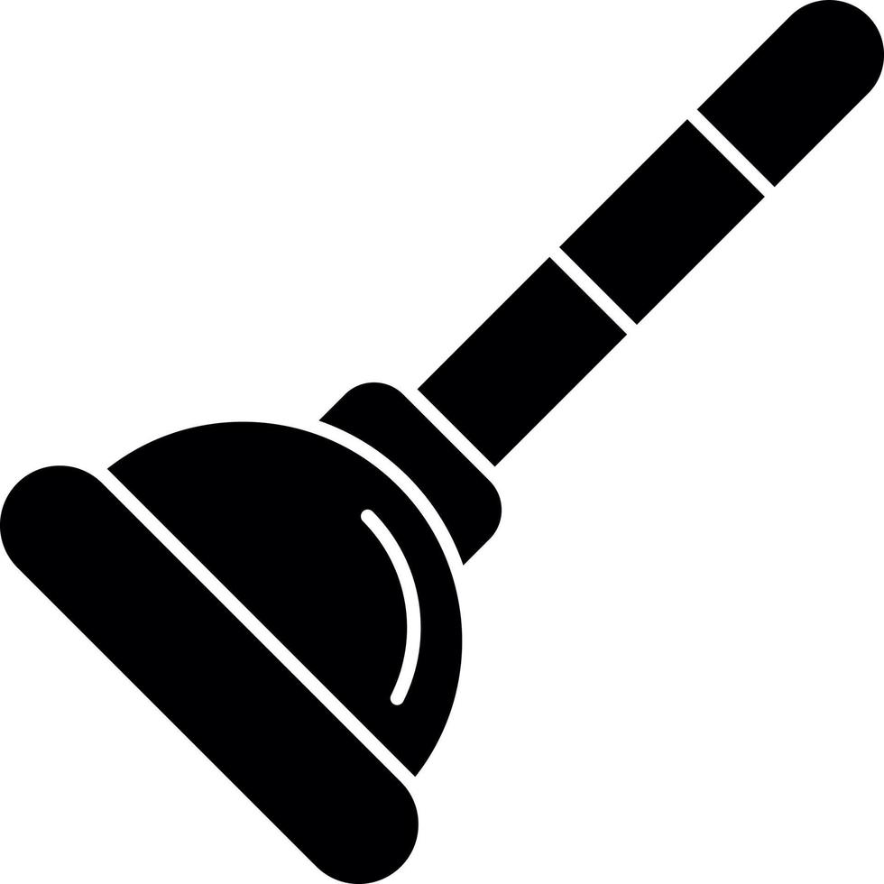 Plunger Vector Icon Design