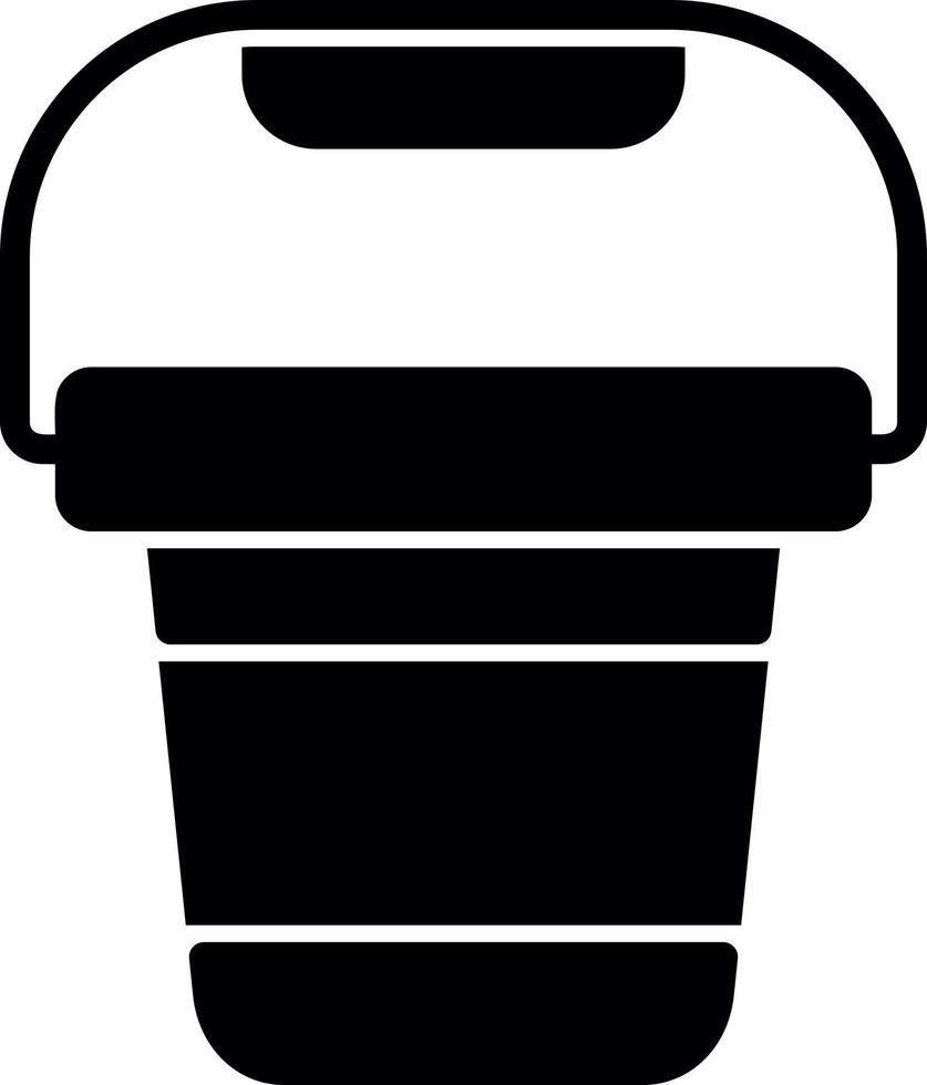 Pail Vector Icon Design