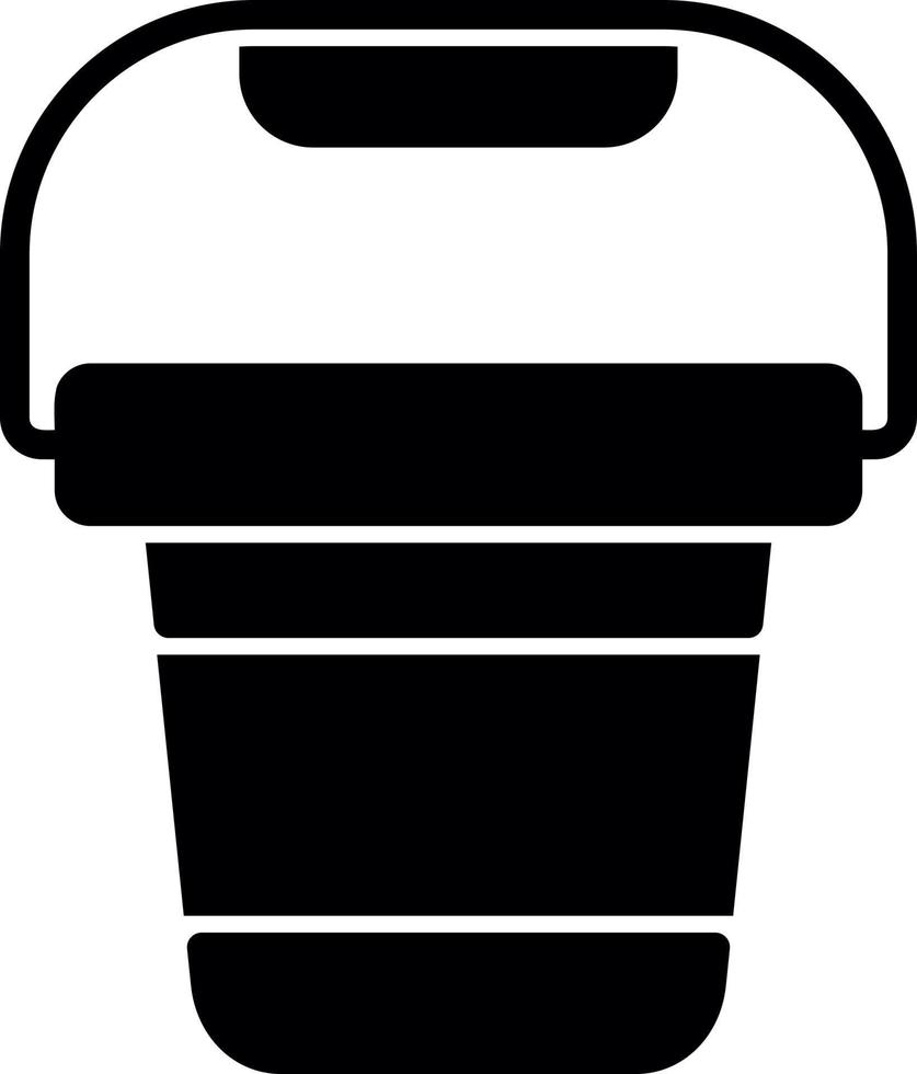 Pail Vector Icon Design