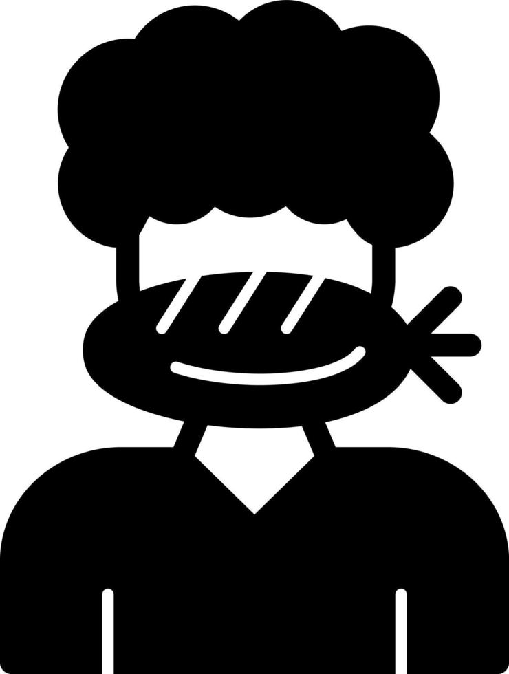 Eating Vector Icon Design