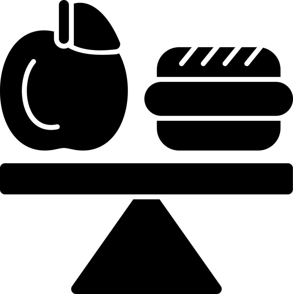 diseño de icono de vector de dieta equilibrada