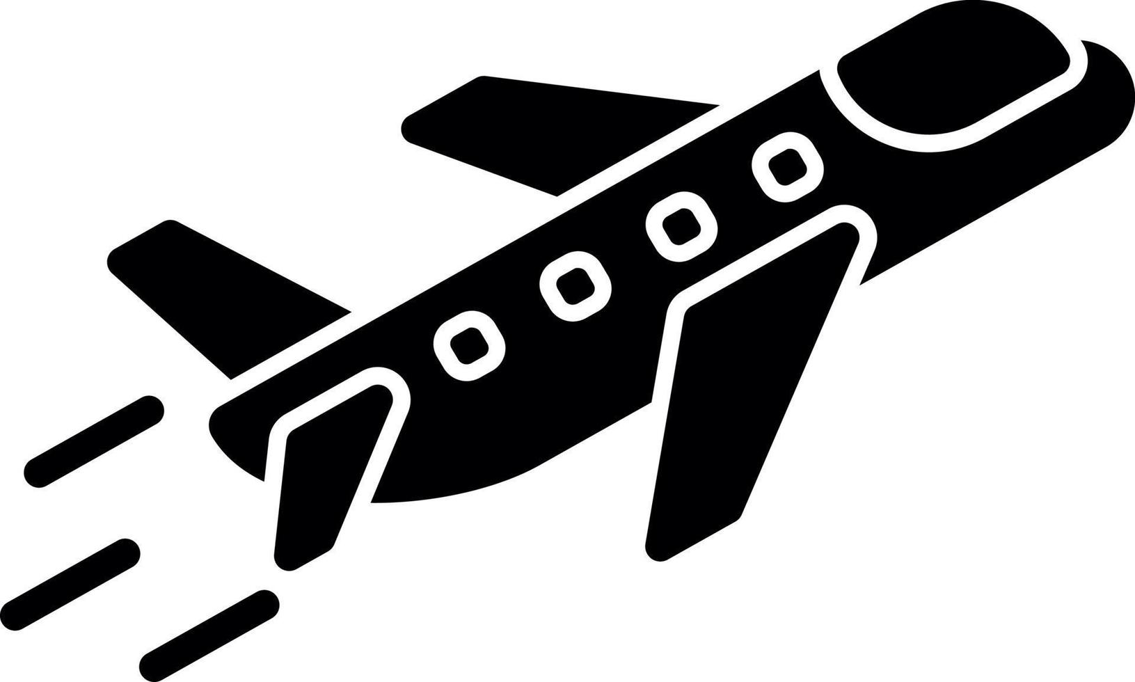 diseño de icono de vector de avión