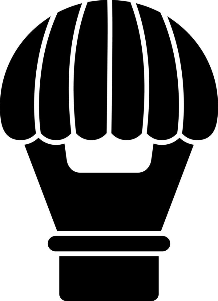 Hot Air Balloon Vector Icon Design