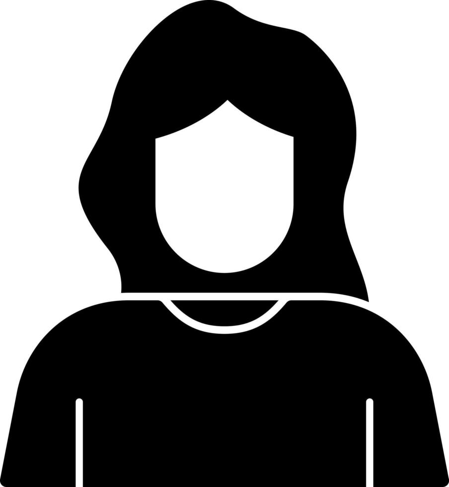 Girl Vector Icon Design