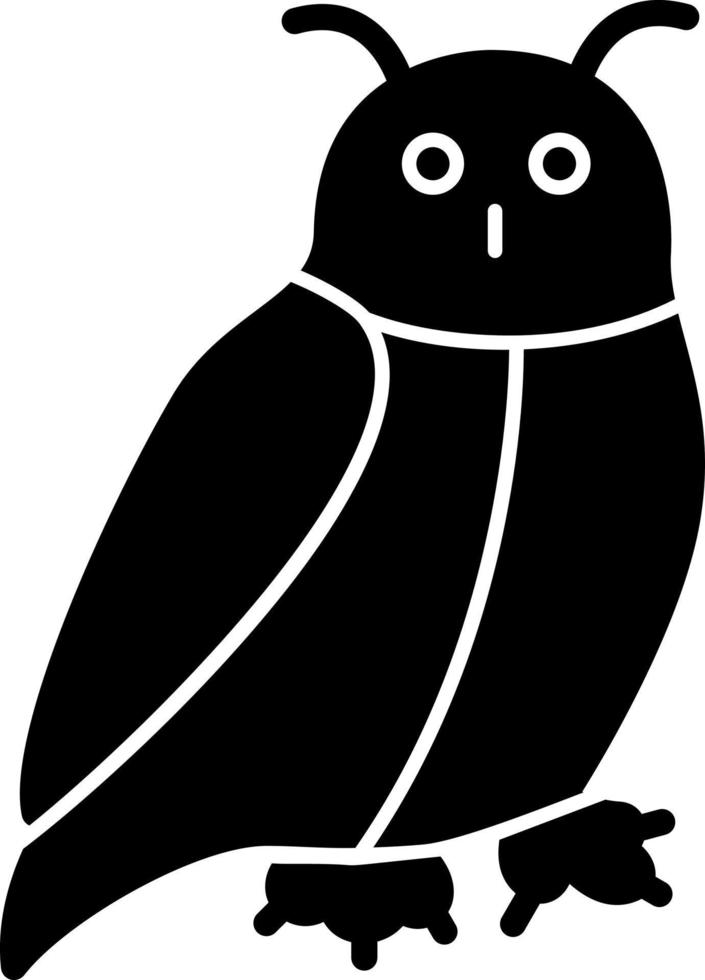 Owl Vector Icon Design