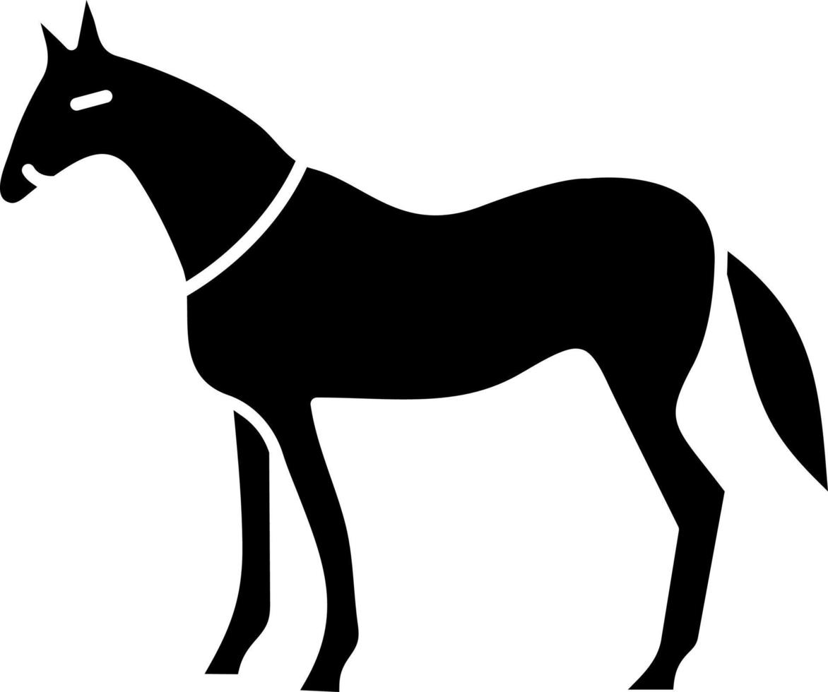 diseño de icono de vector de caballo