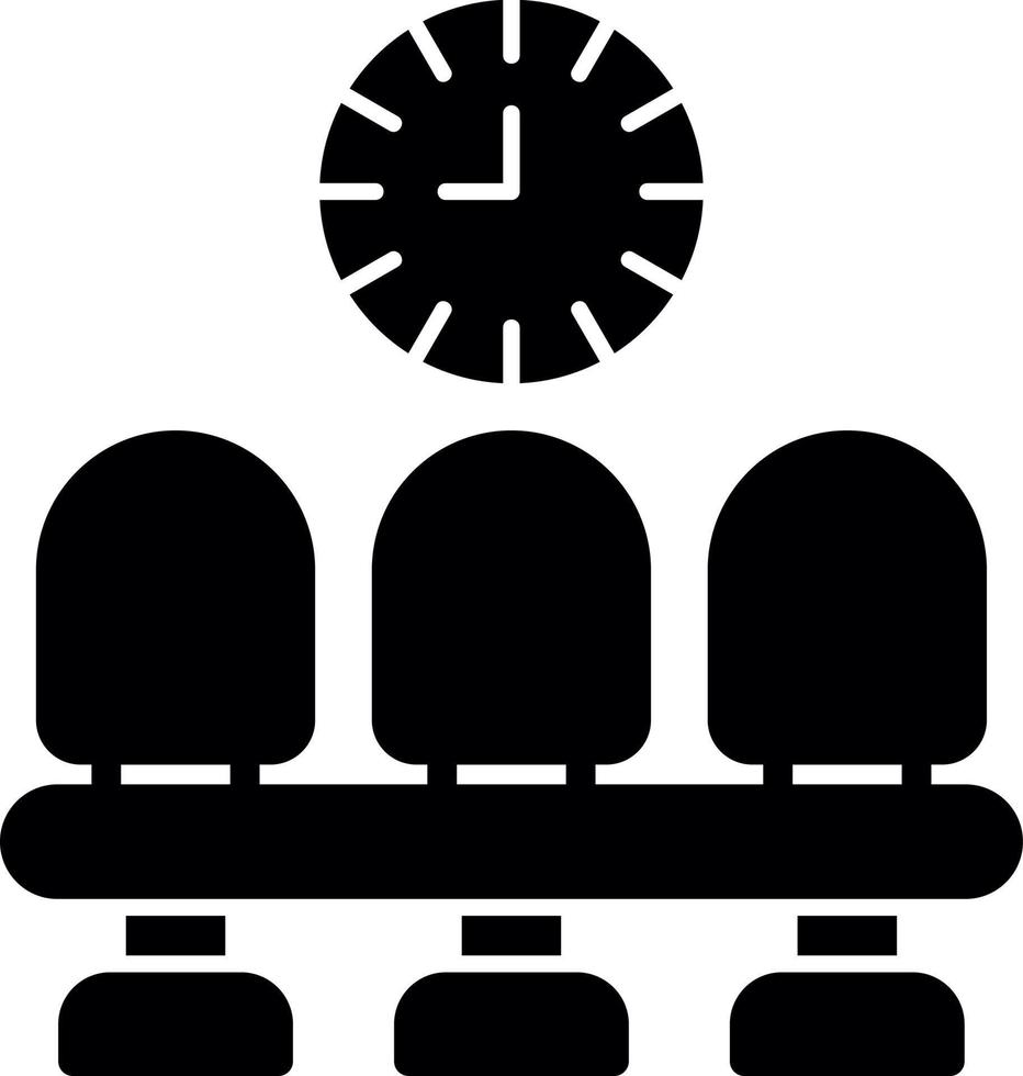 Waiting Room Vector Icon Design